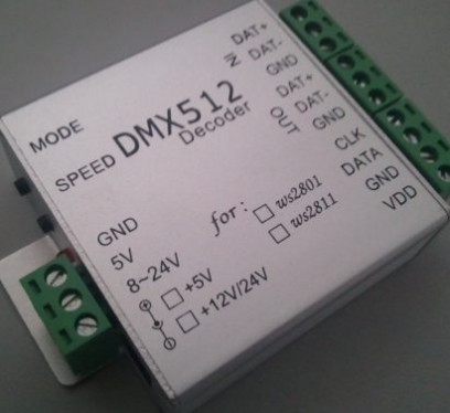 DMX512 decoder