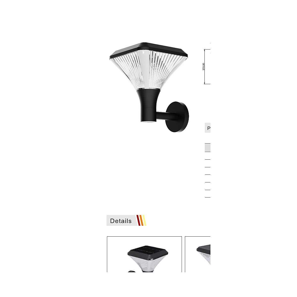 GT-BD1008 Solar Wall Light | O