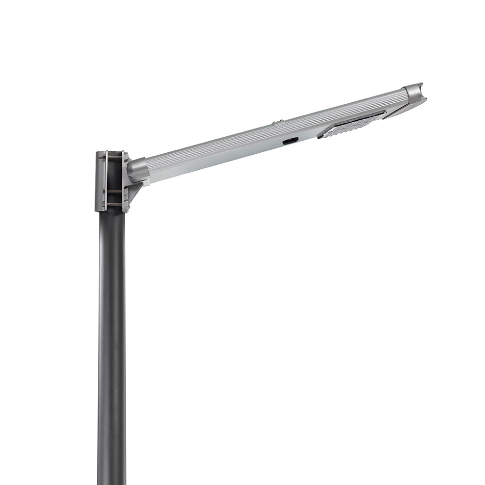 PD Series solar street light side installation view